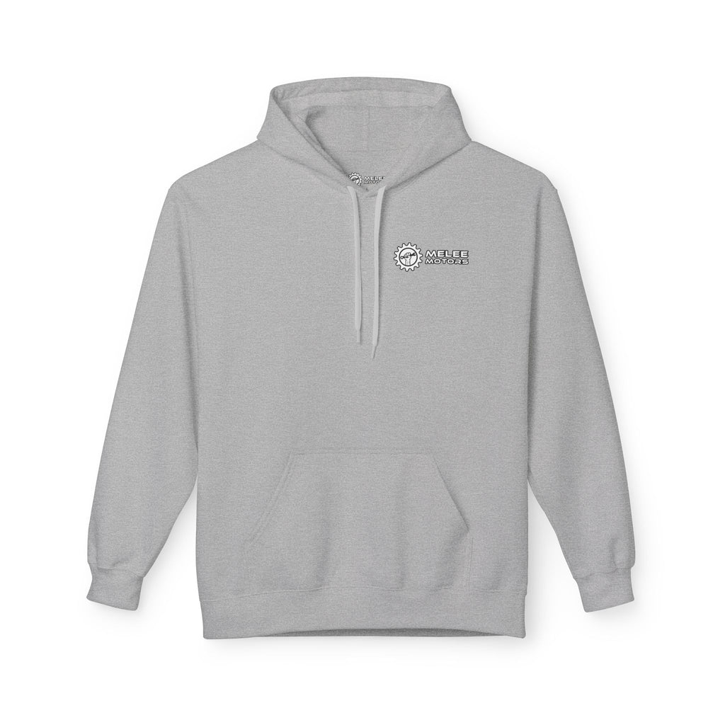 Melee Motors Classic Logo Hoodie — Automotive Streetwear