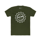 Melee Motors White Logo Tee — Unisex Cotton Crewneck