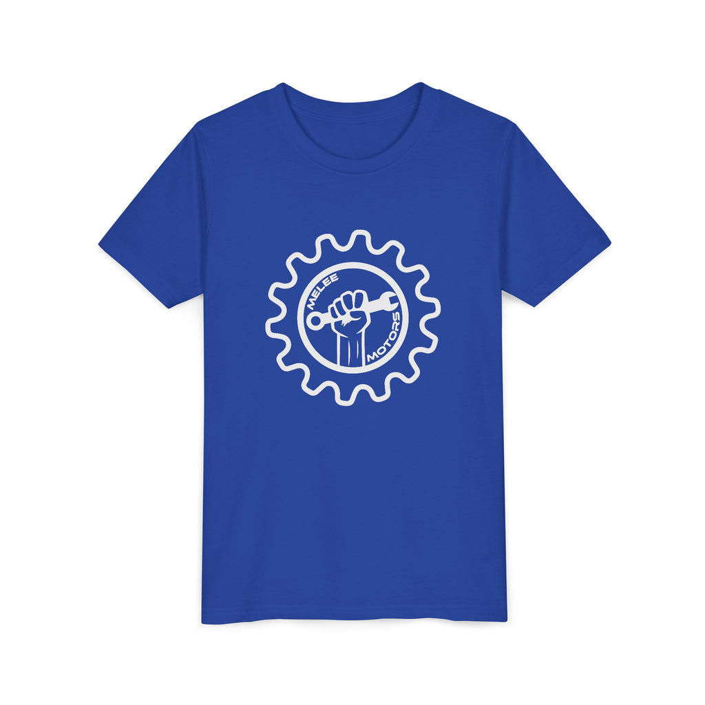 Melee Motors Youth Logo Tee — Unisex Cotton Crewneck