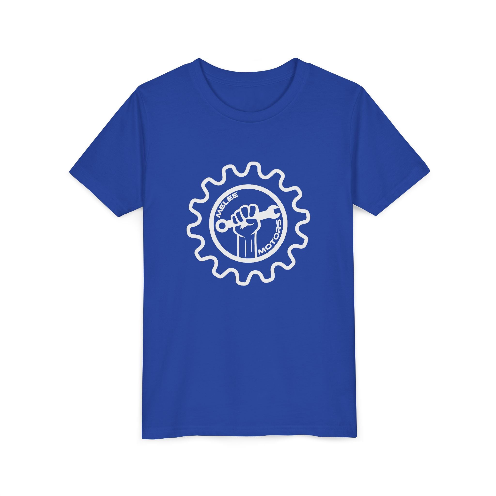 Melee Motors Youth Logo Tee — Unisex Cotton Crewneck