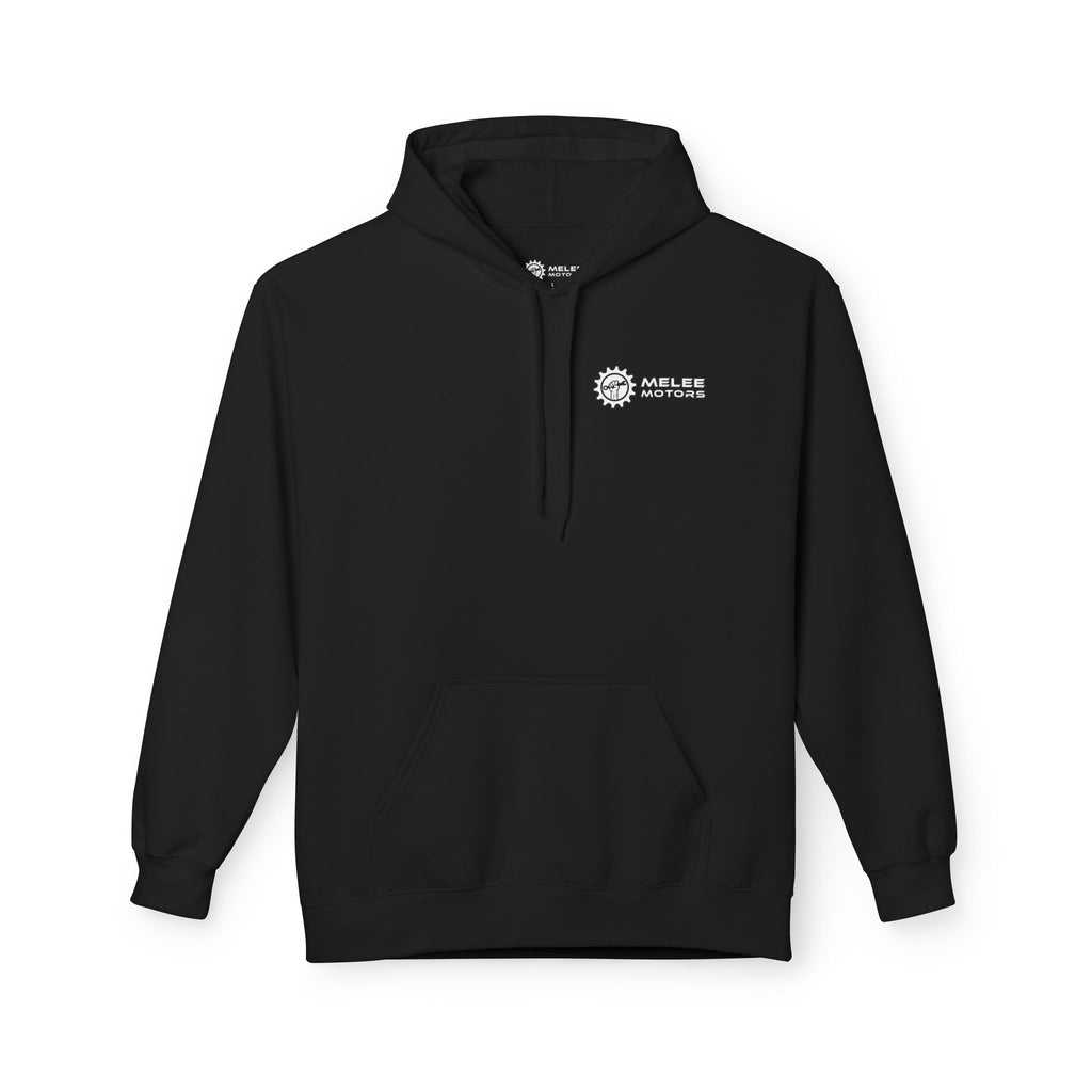 Melee Motors Classic Logo Hoodie — Automotive Streetwear