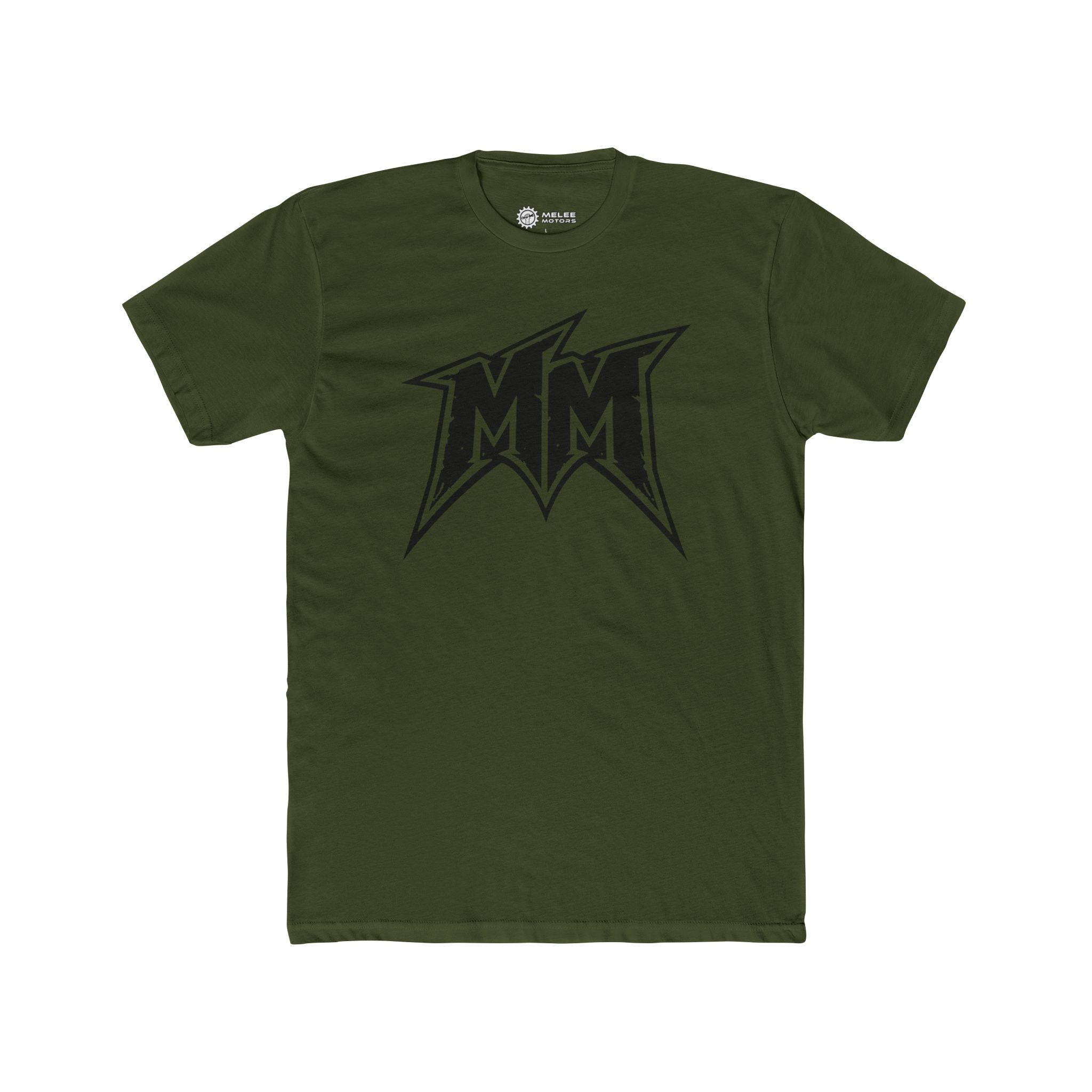 Melee Motors "MM" Signature Logo Tee – Premium Cotton T-Shirt