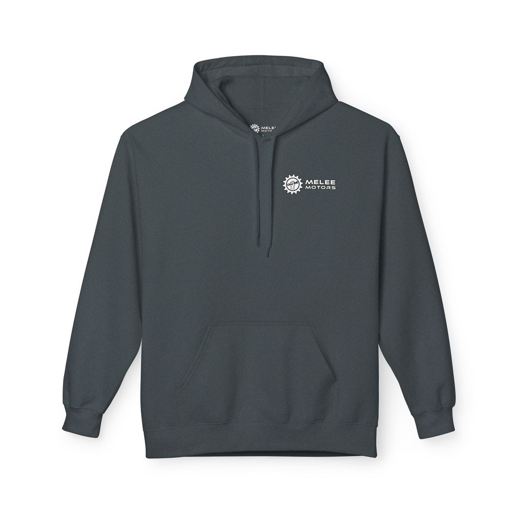 Melee Motors Classic Logo Hoodie — Automotive Streetwear