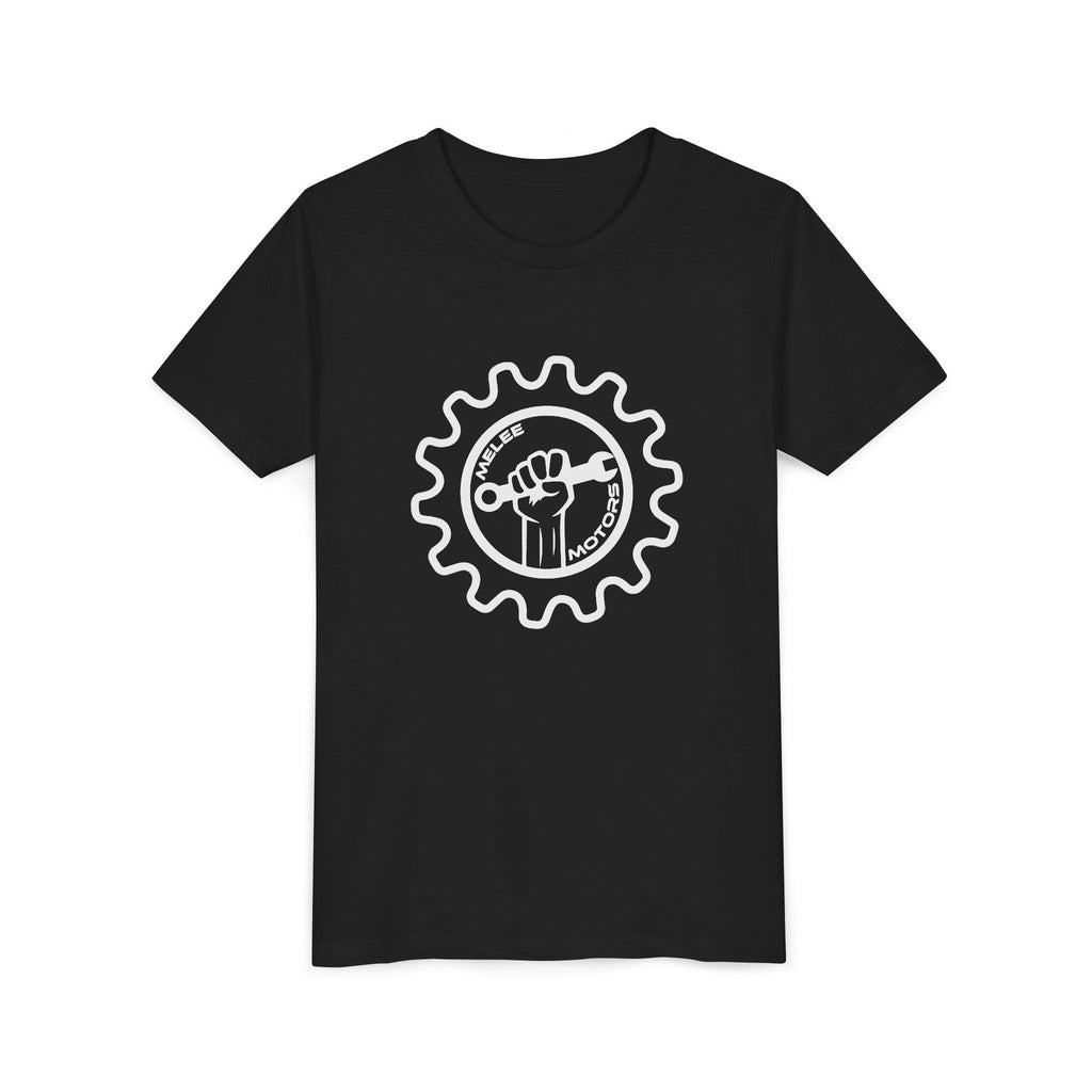 Melee Motors Youth Logo Tee — Unisex Cotton Crewneck