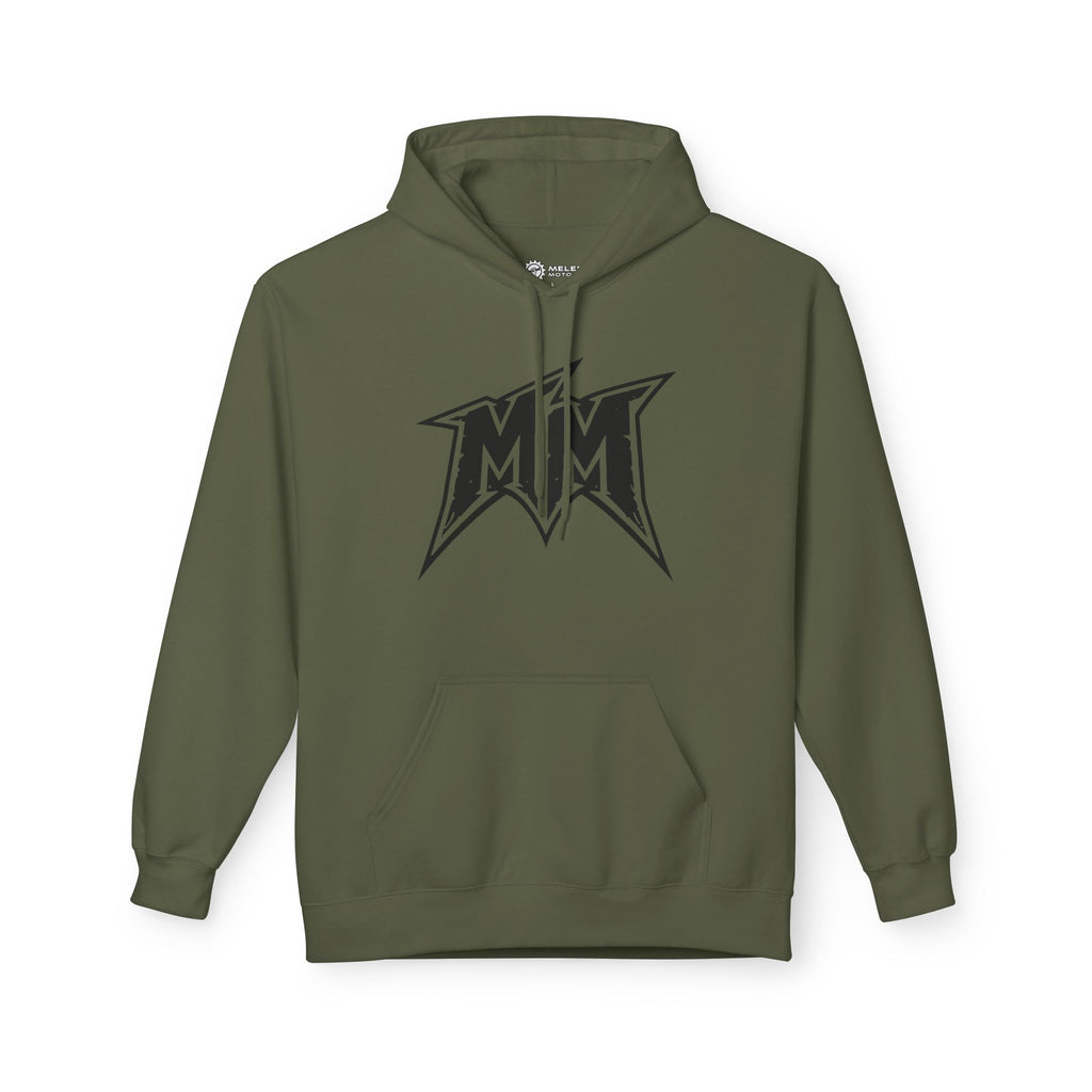 Melee Motors "MM" Signature Logo Hoodie - Premium Fleece Pull Over