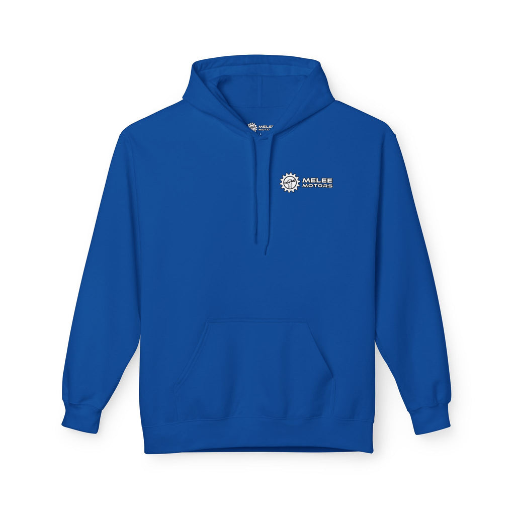 Melee Motors Classic Logo Hoodie — Automotive Streetwear