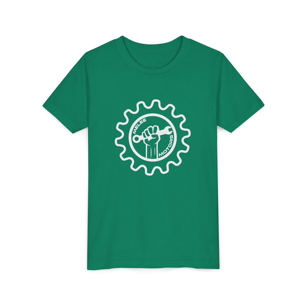 Melee Motors Youth Logo Tee — Unisex Cotton Crewneck