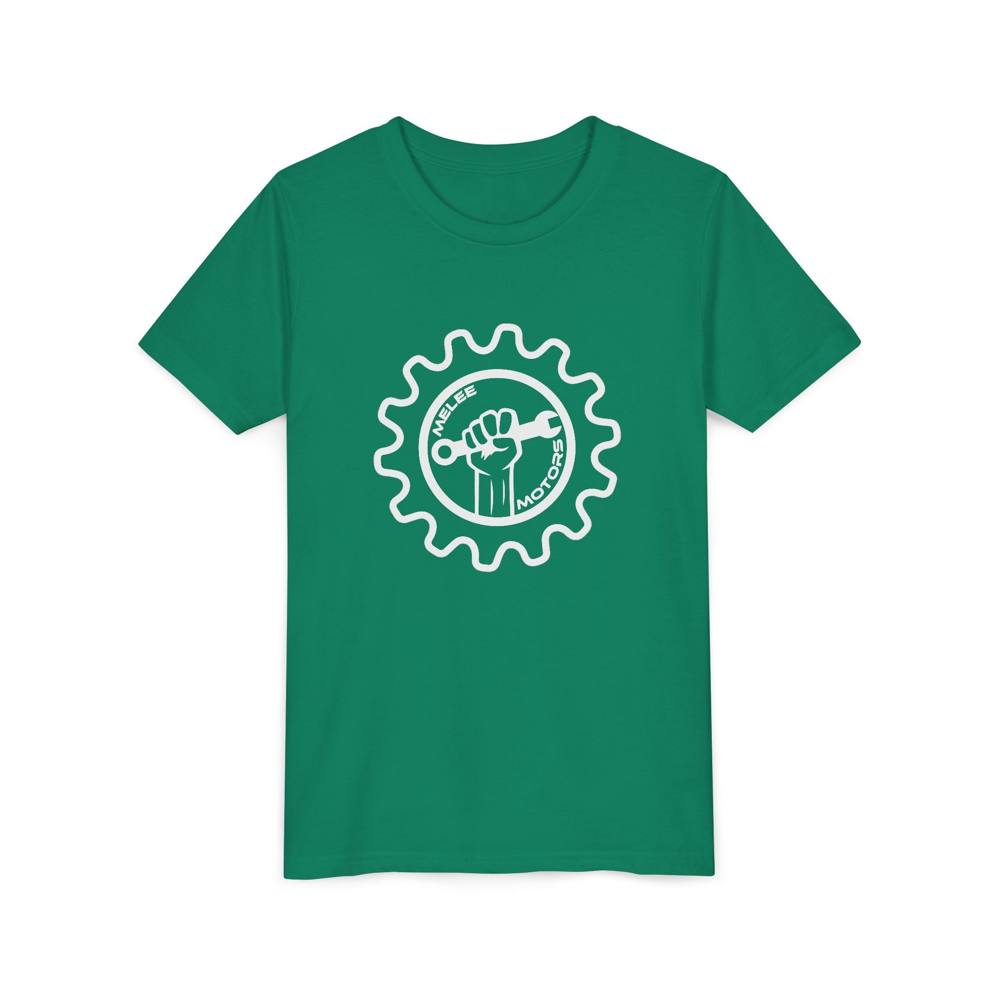 Melee Motors Youth Logo Tee — Unisex Cotton Crewneck