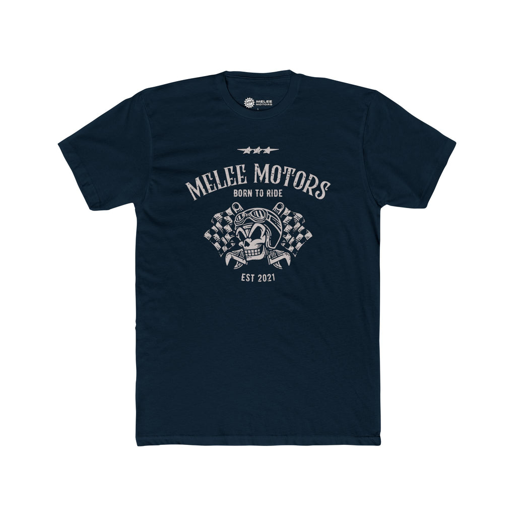Melee Motors "Born to Ride" Tee – Premium Cotton T-Shirt