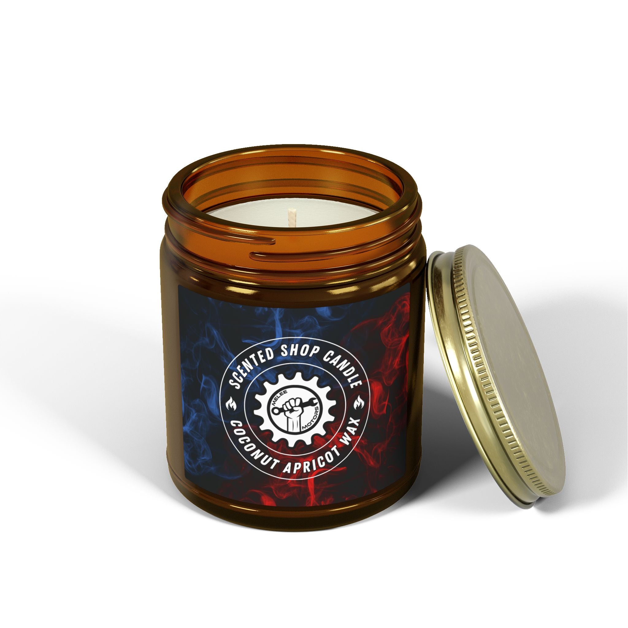 Melee Motors - Scented Shop Candle - Coconut Apricot Wax 9oz
