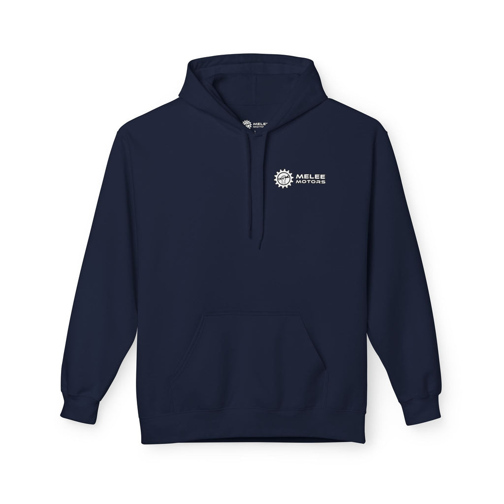 Melee Motors Classic Logo Hoodie — Automotive Streetwear