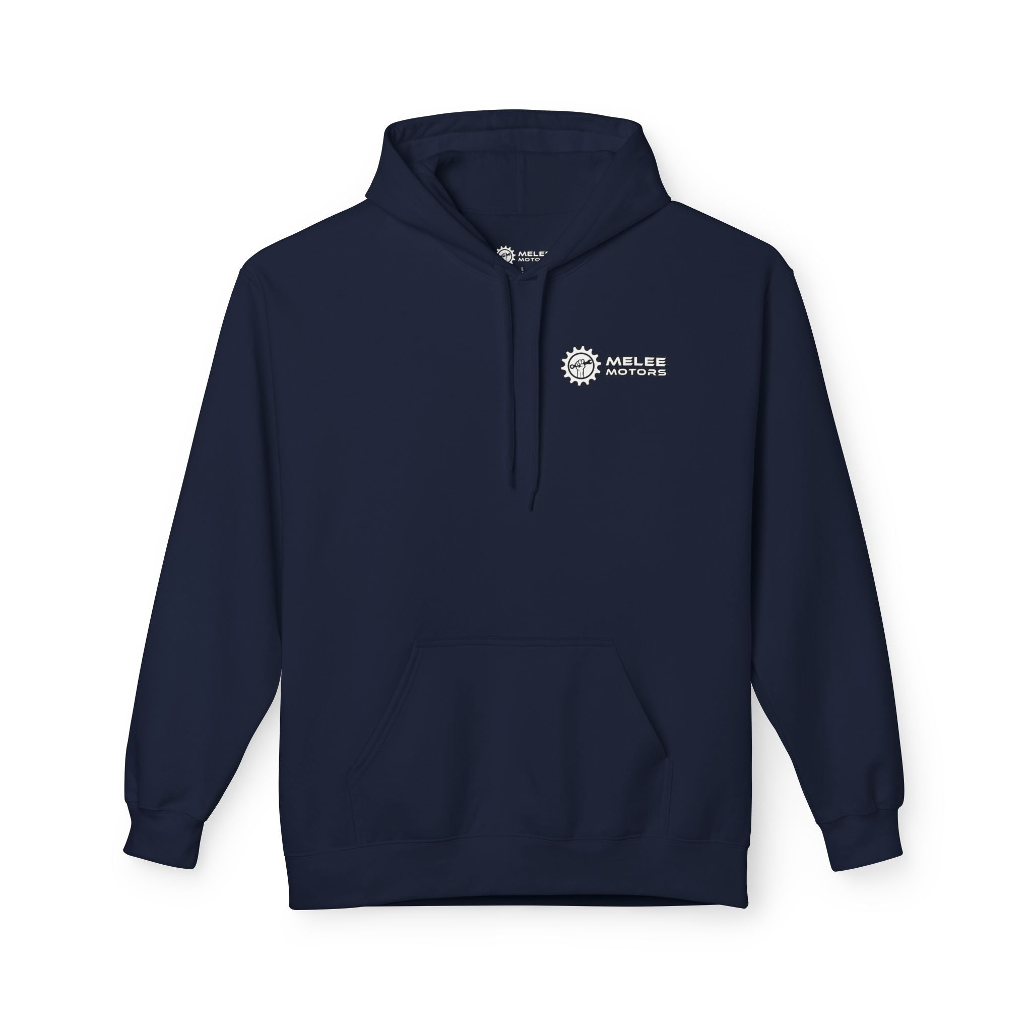 Melee Motors Classic Logo Hoodie — Automotive Streetwear