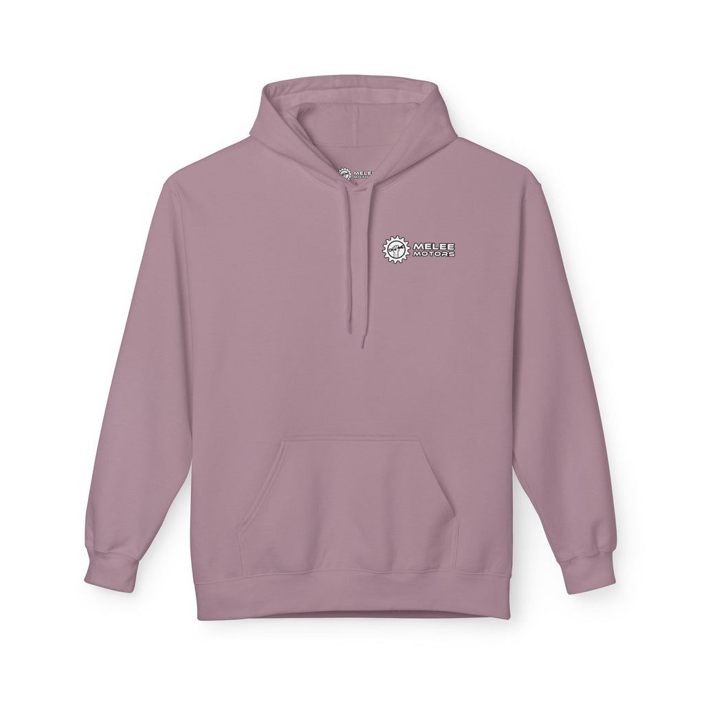 Melee Motors Classic Logo Hoodie — Automotive Streetwear
