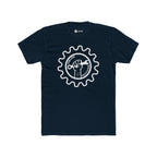 Melee Motors White Logo Tee — Unisex Cotton Crewneck
