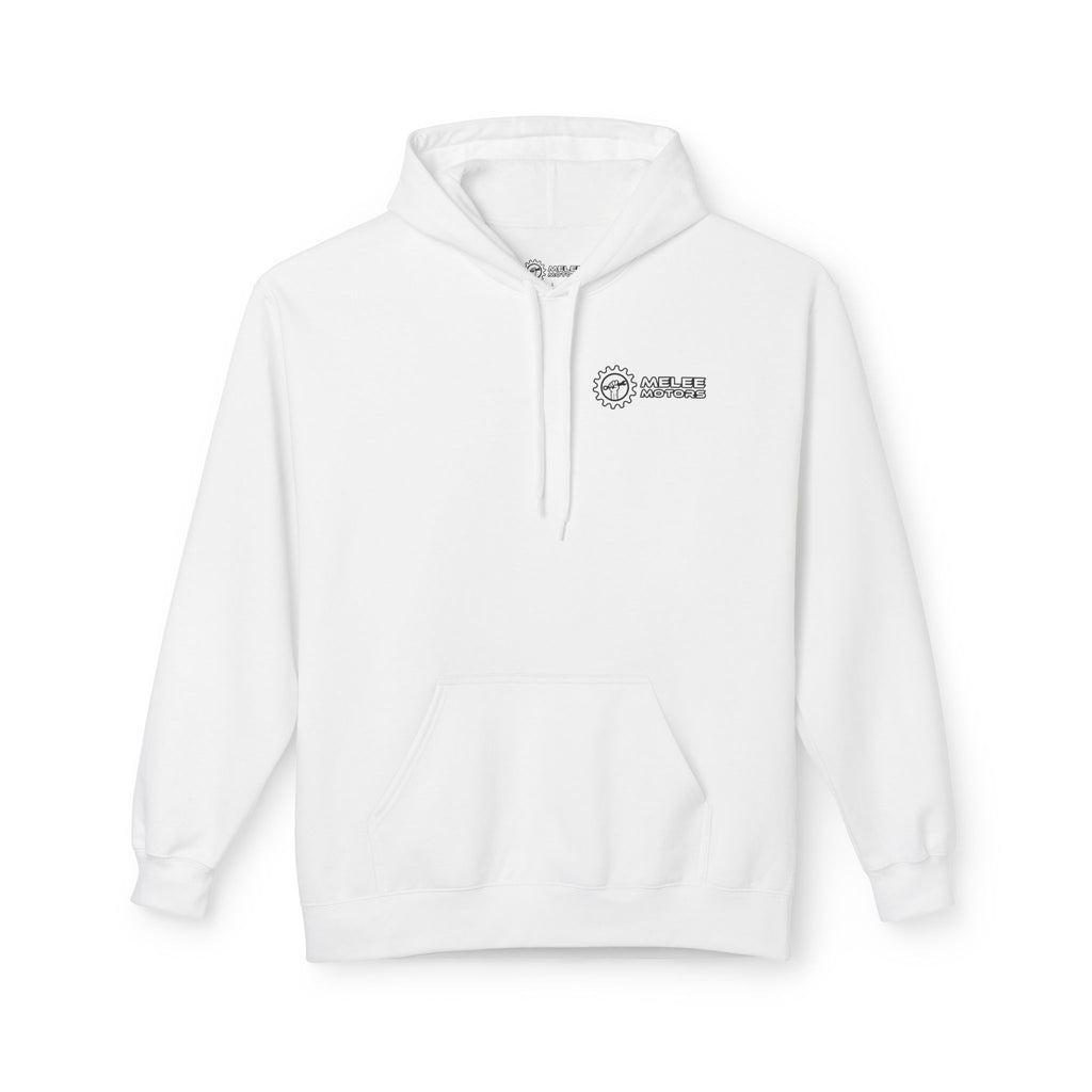 Melee Motors Classic Logo Hoodie — Automotive Streetwear