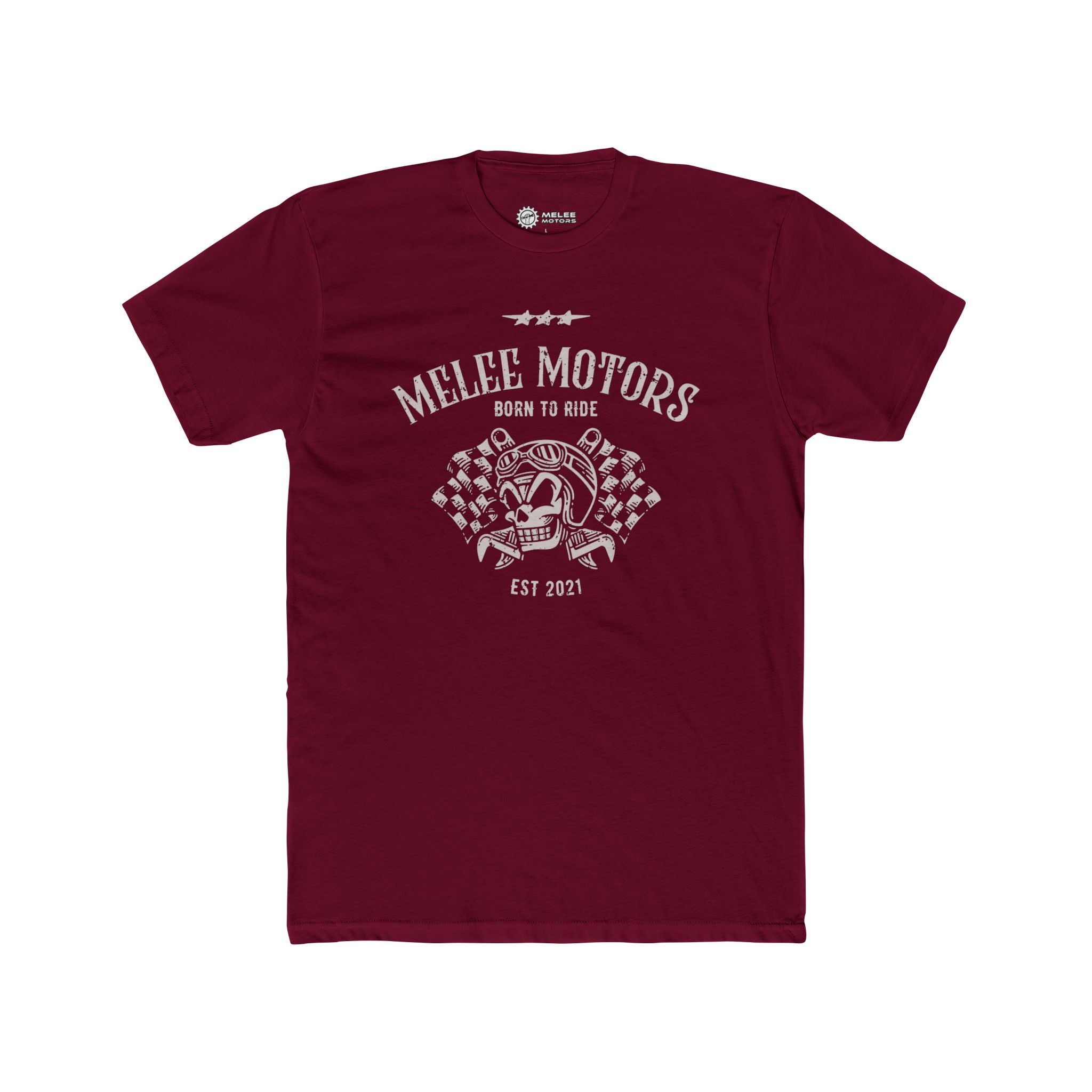 Melee Motors "Born to Ride" Tee – Premium Cotton T-Shirt