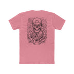 Melee Motors Front and Back Skull Design Graphic Tee – Premium Cotton T-Shirt