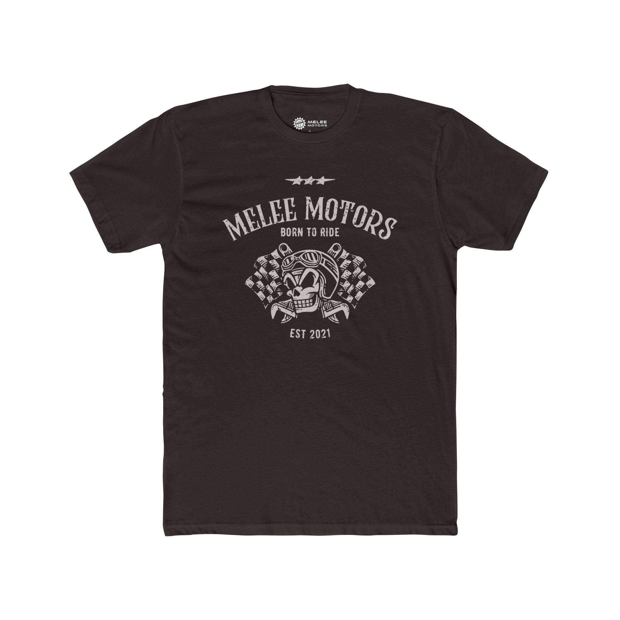 Melee Motors "Born to Ride" Tee – Premium Cotton T-Shirt