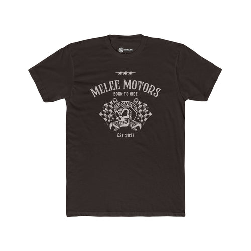 Melee Motors "Born to Ride" Tee – Premium Cotton T-Shirt