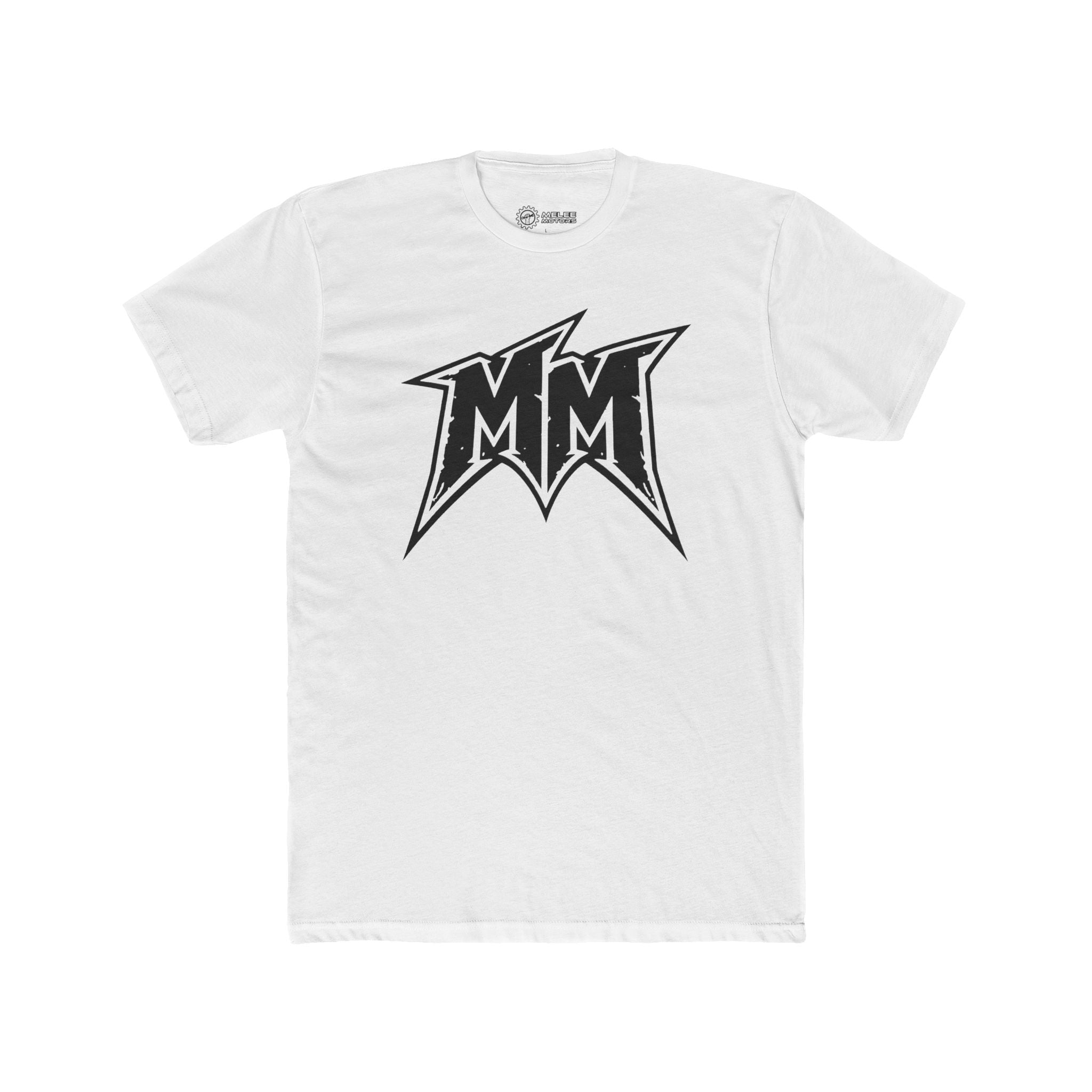 Melee Motors "MM" Signature Logo Tee – Premium Cotton T-Shirt