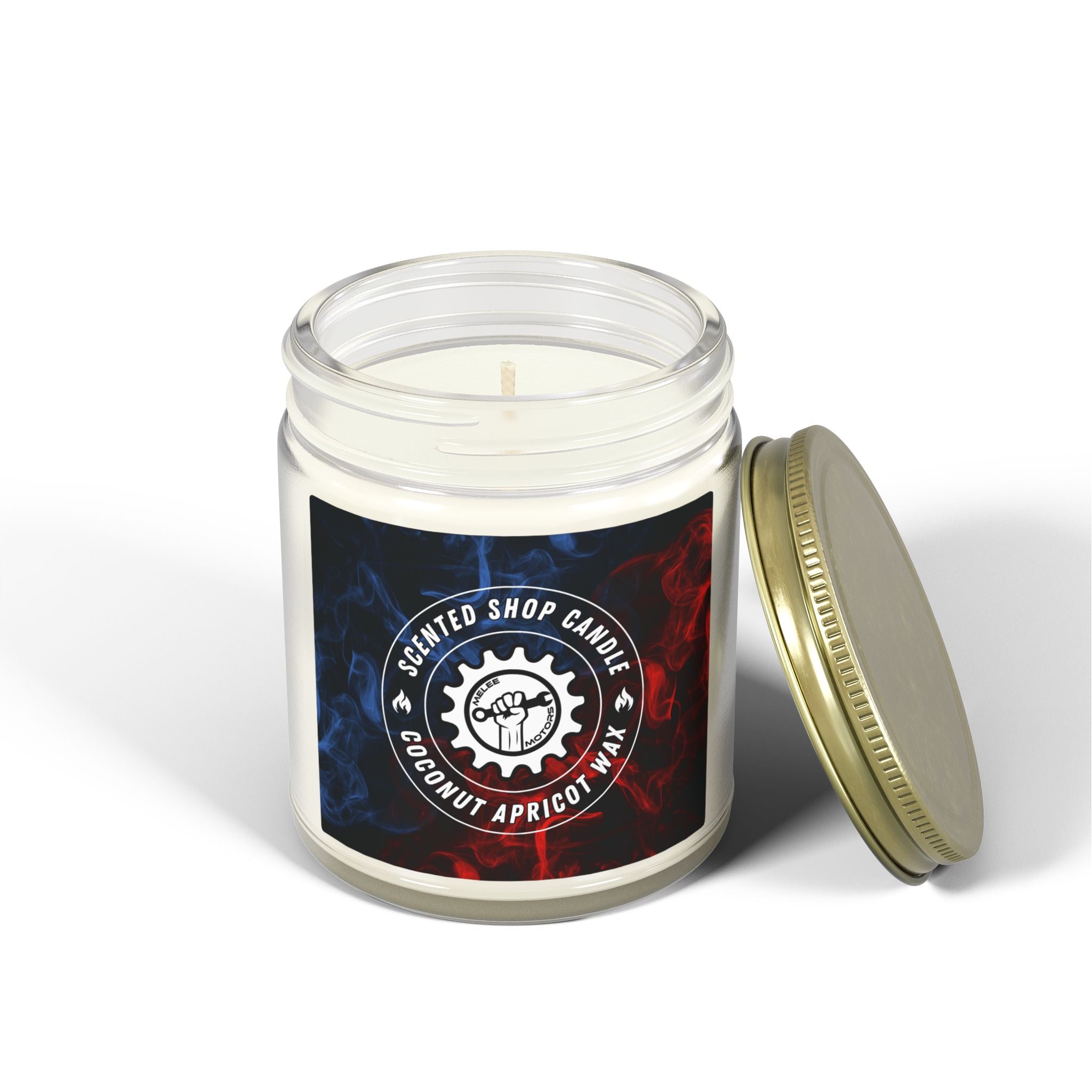 Melee Motors - Scented Shop Candle - Coconut Apricot Wax 9oz