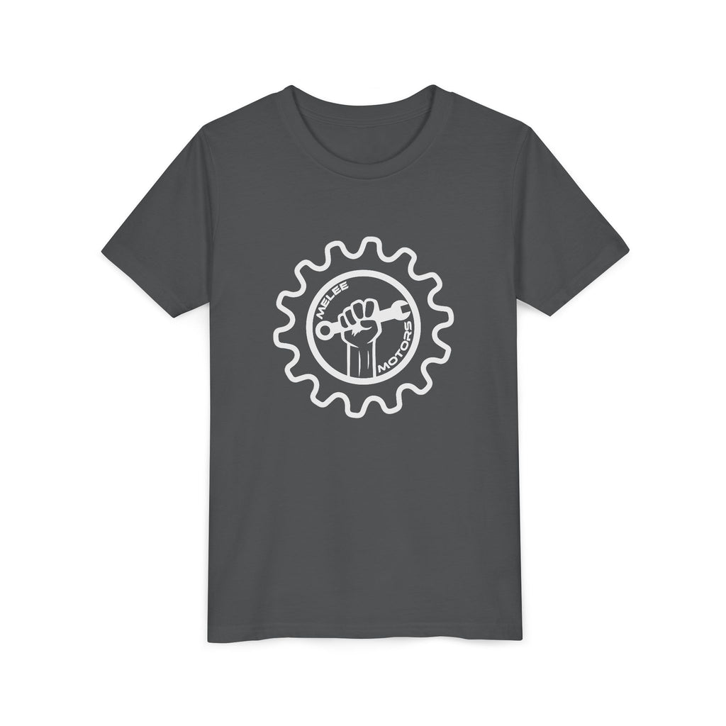 Melee Motors Youth Logo Tee — Unisex Cotton Crewneck